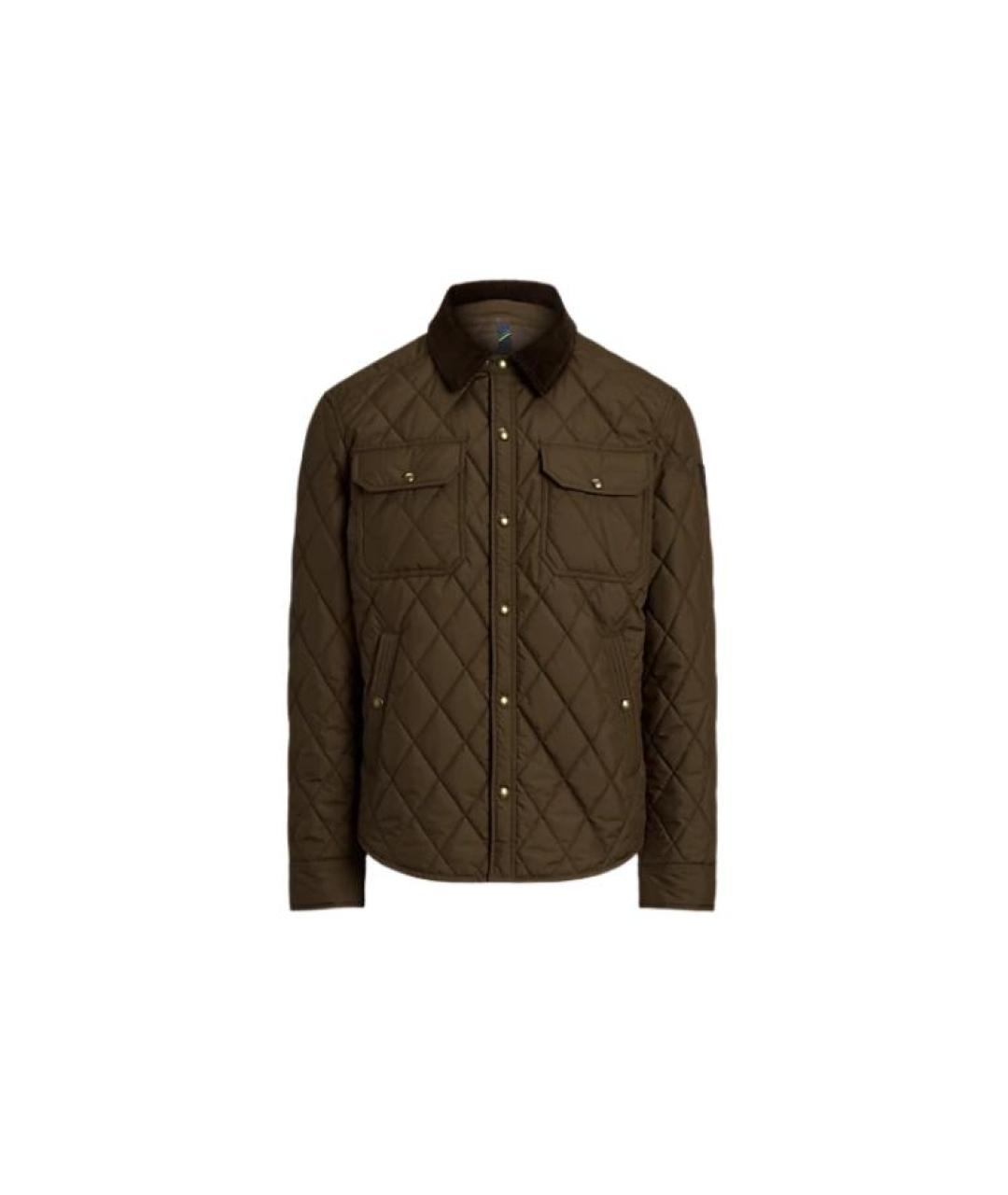 POLO RALPH LAUREN Коричневый пуховик, фото 6