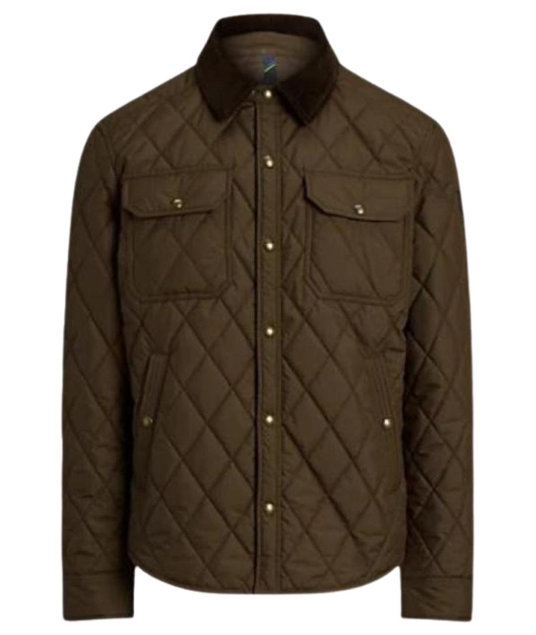 POLO RALPH LAUREN Коричневый пуховик, фото 1