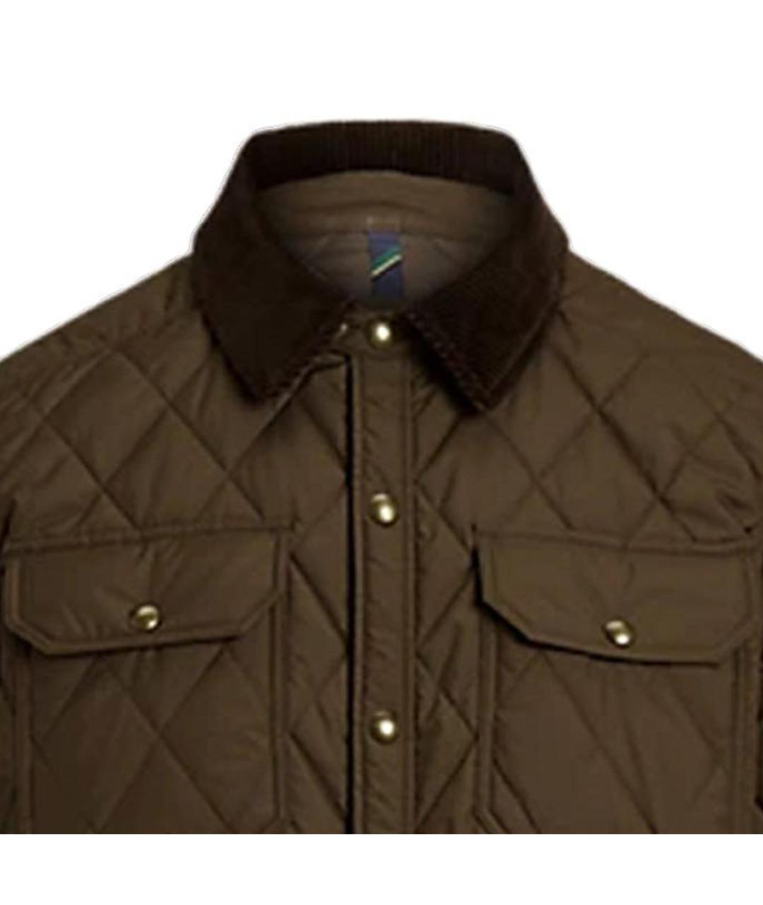 POLO RALPH LAUREN Коричневый пуховик, фото 4