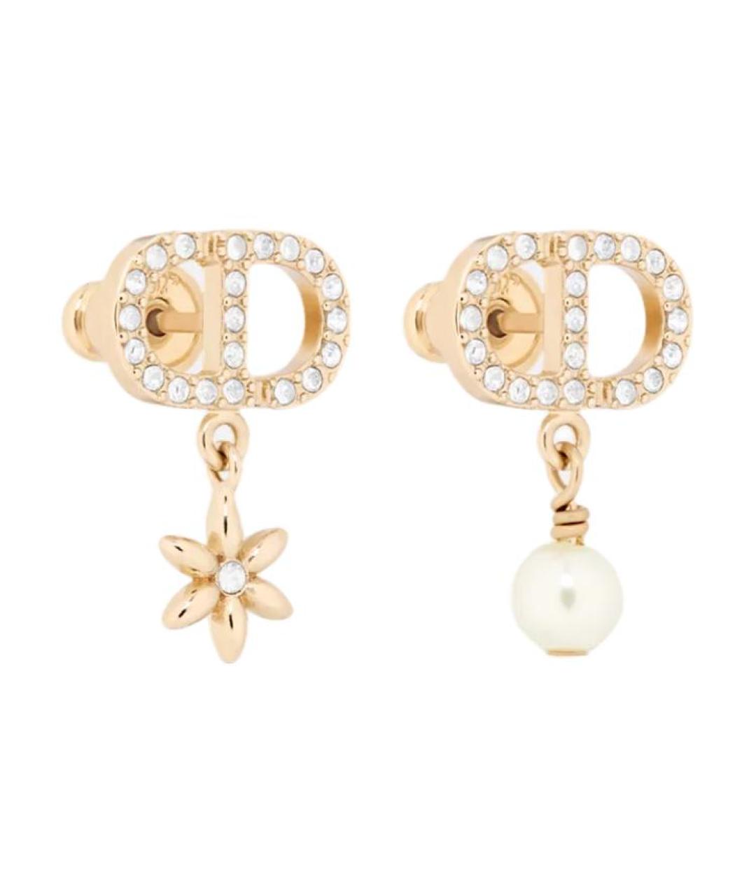 CHRISTIAN DIOR Золотые серьги, фото 2