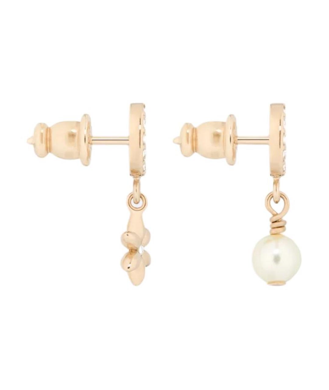 CHRISTIAN DIOR Золотые серьги, фото 3