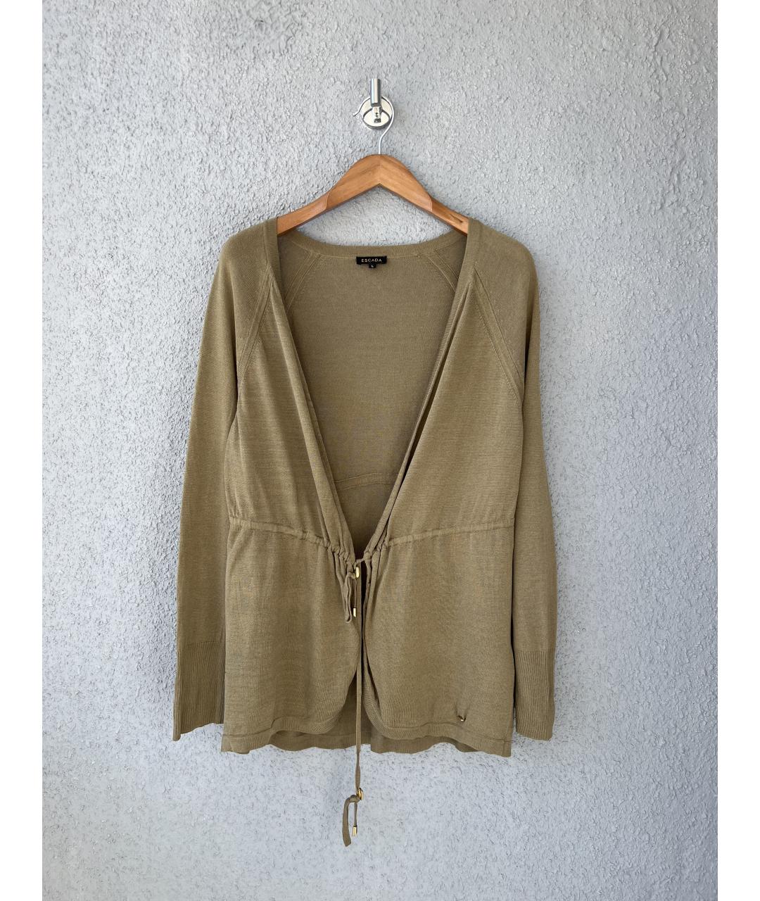 ESCADA Хаки кардиган, фото 8