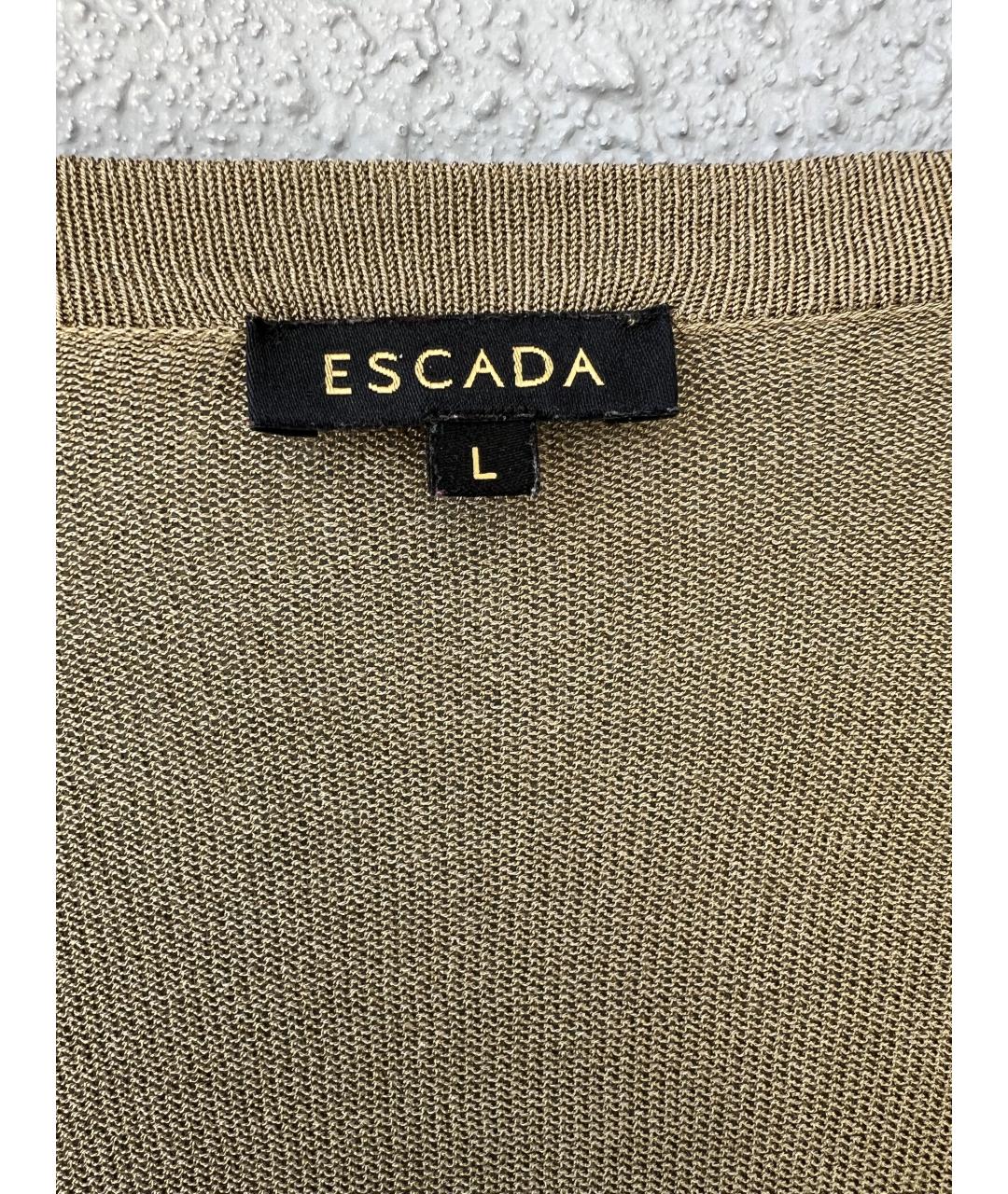 ESCADA Хаки кардиган, фото 3