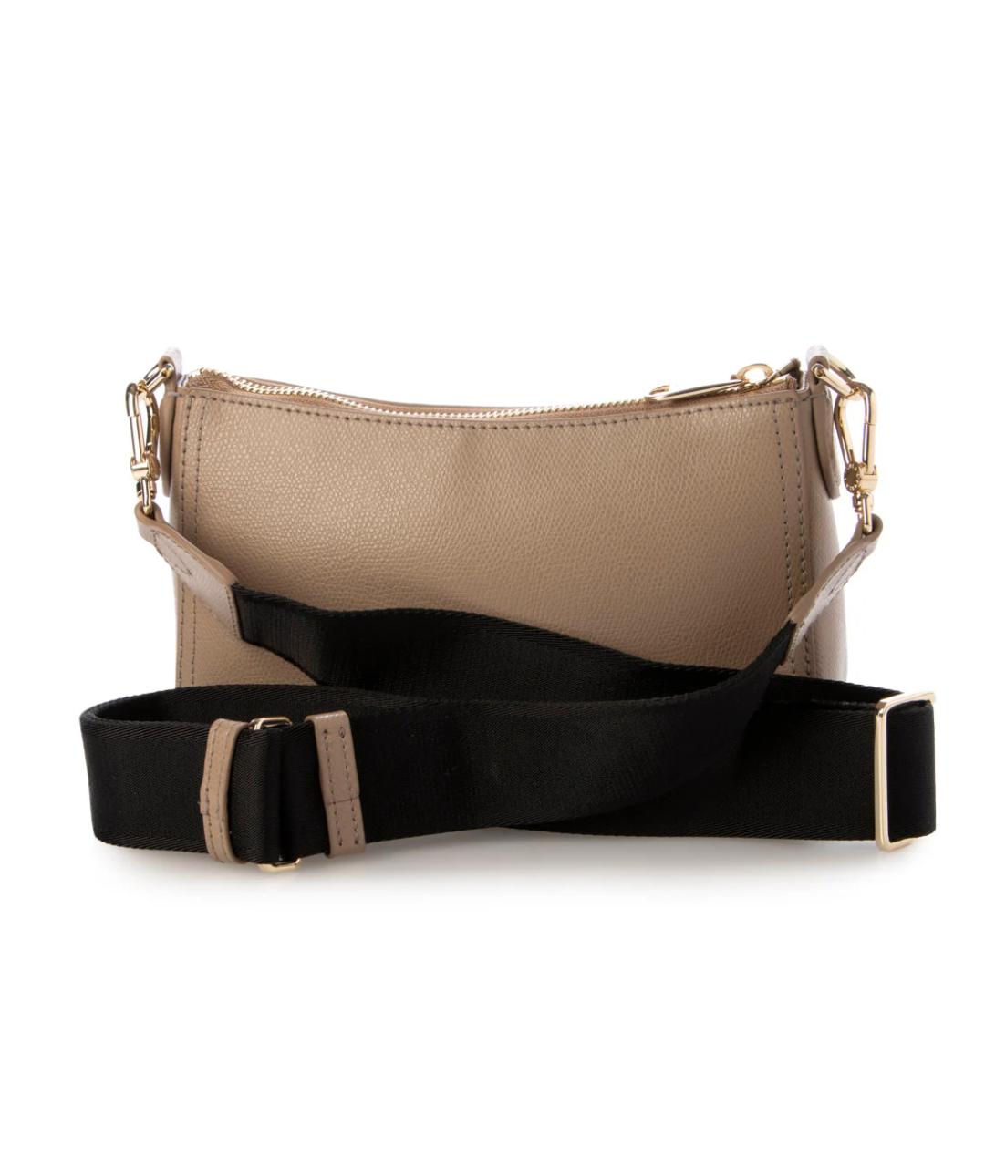 FURLA Бежевая кожаная сумка через плечо, фото 2