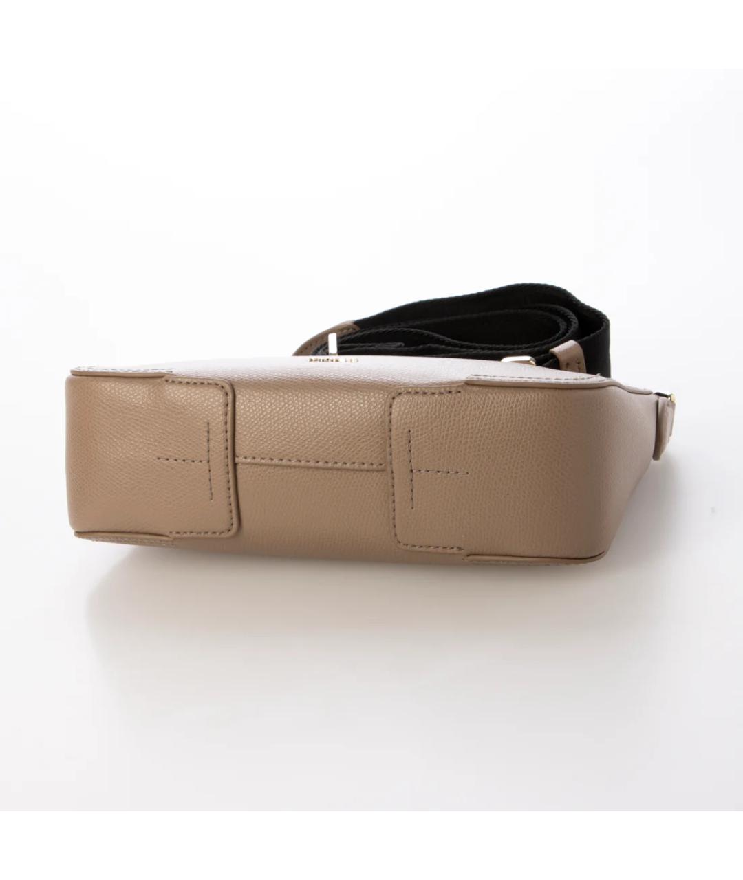 FURLA Бежевая кожаная сумка через плечо, фото 3