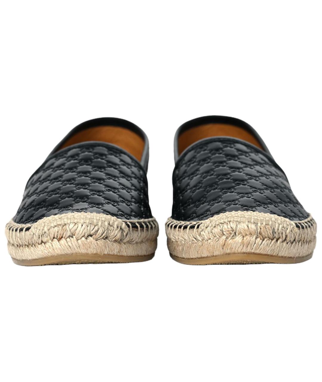 GUCCI Черные эспадрильи, фото 5