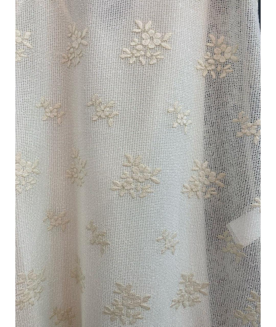 ERMANNO SCERVINO Белый кружевной сарафан, фото 6