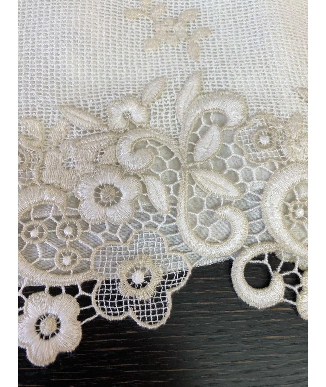 ERMANNO SCERVINO Белый кружевной сарафан, фото 4