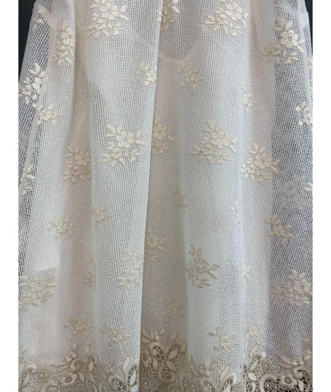 ERMANNO SCERVINO Белый кружевной сарафан, фото 5