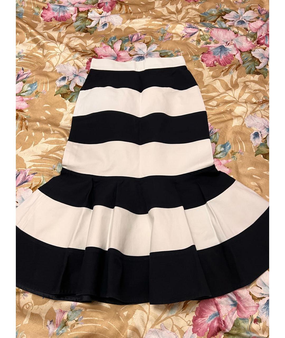 DOLCE&GABBANA Мульти хлопковая юбка миди, фото 4