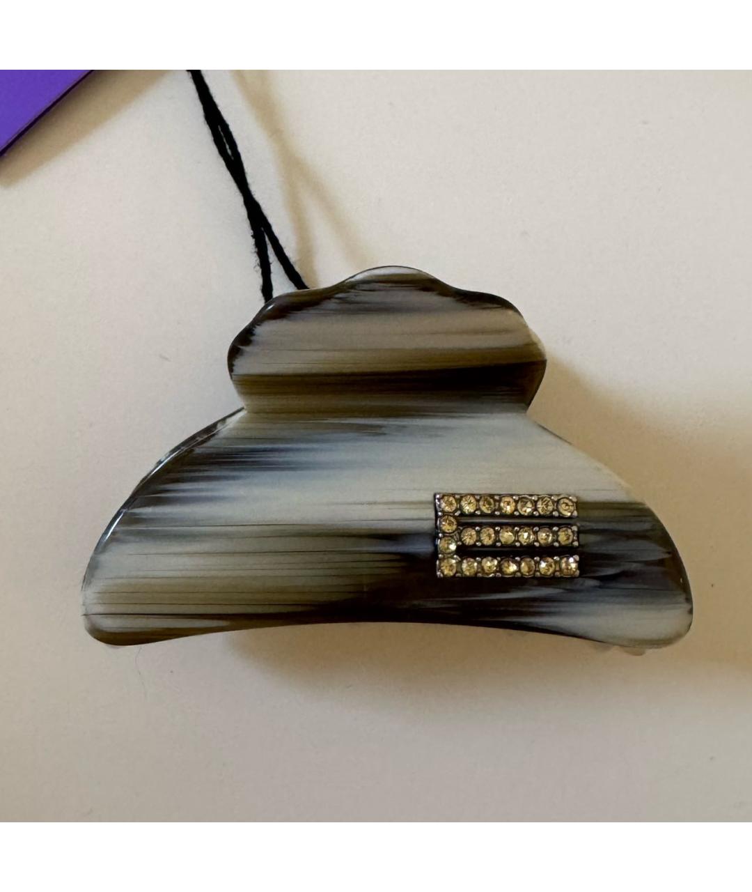 ETRO Бежевая заколка, фото 9