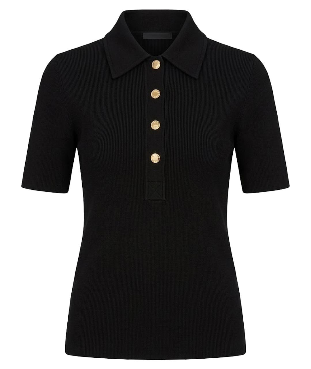 LOUIS VUITTON Черный вискозный джемпер / свитер, фото 1