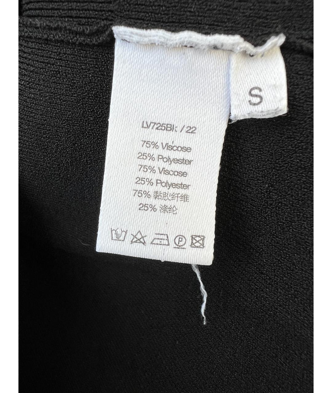 LOUIS VUITTON Черный вискозный джемпер / свитер, фото 4