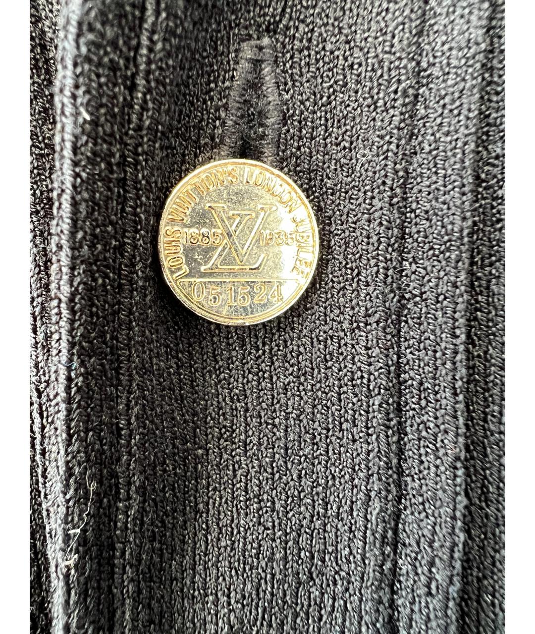 LOUIS VUITTON Черный вискозный джемпер / свитер, фото 2