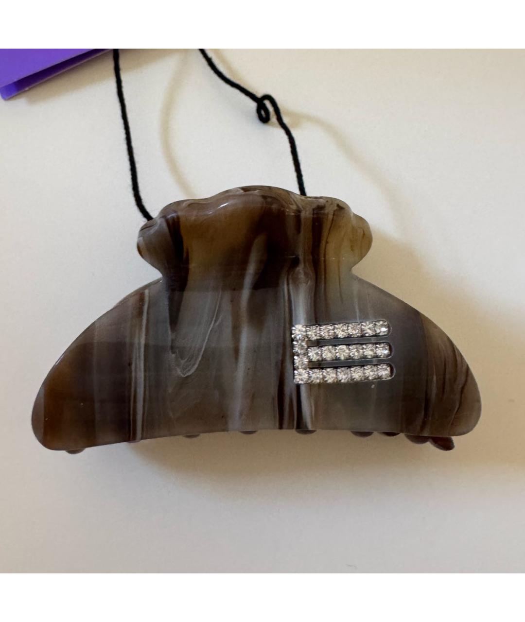 ETRO Коричневая заколка, фото 7