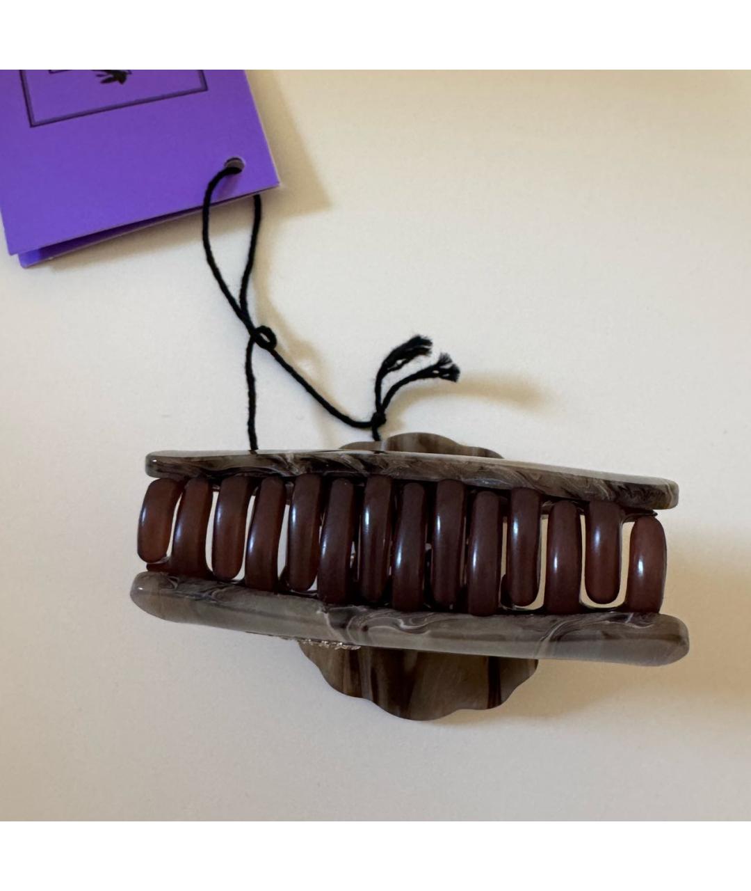 ETRO Коричневая заколка, фото 5