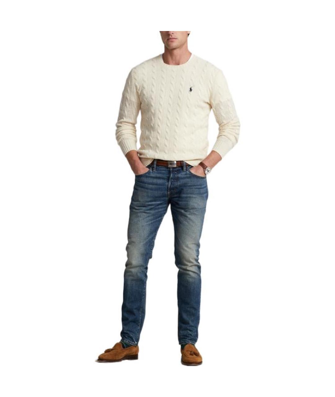 POLO RALPH LAUREN Бежевый джемпер / свитер, фото 2