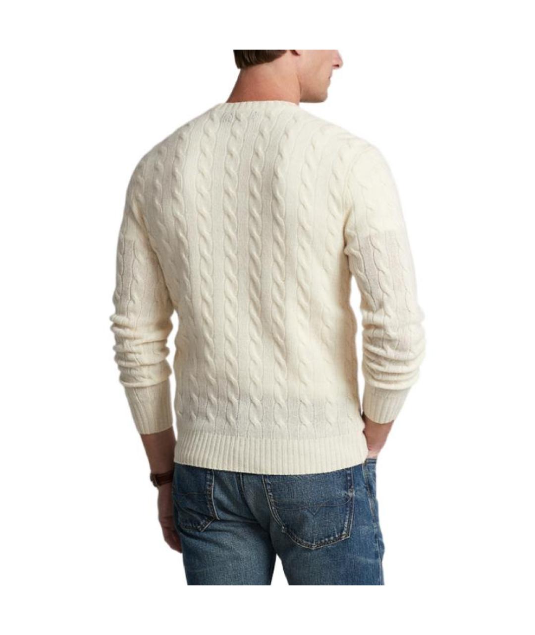 POLO RALPH LAUREN Бежевый джемпер / свитер, фото 4