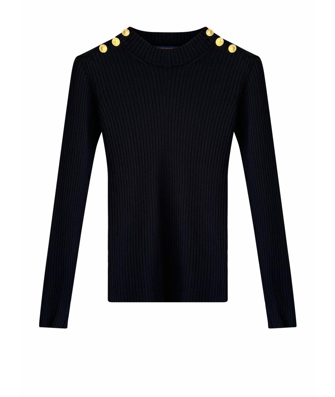 LOUIS VUITTON Черный джемпер / свитер, фото 1