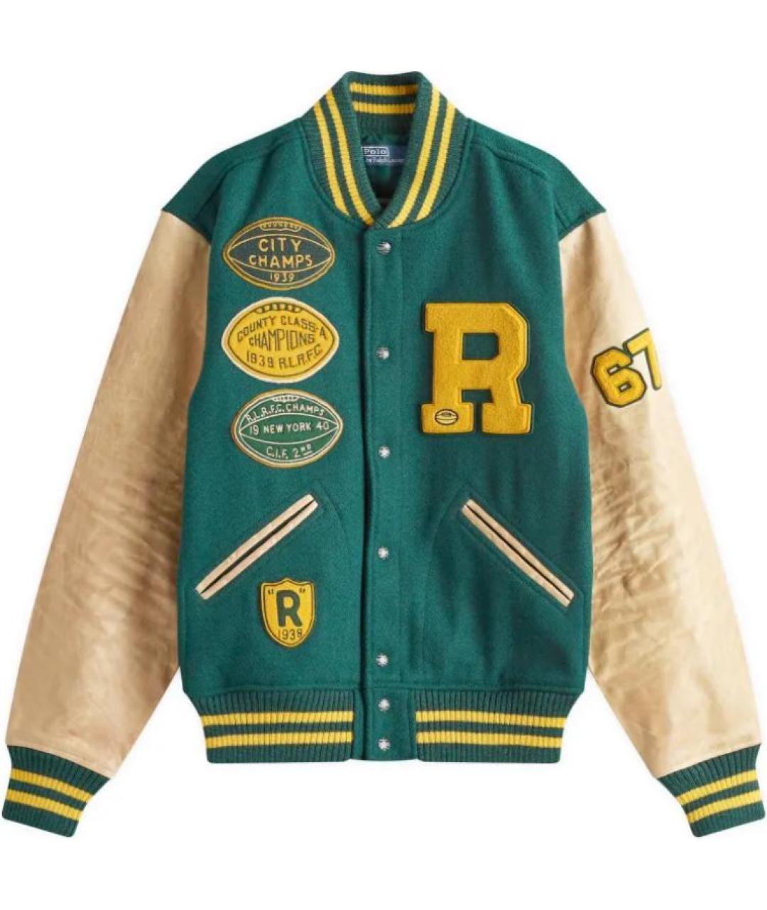 POLO RALPH LAUREN Зеленая куртка, фото 1