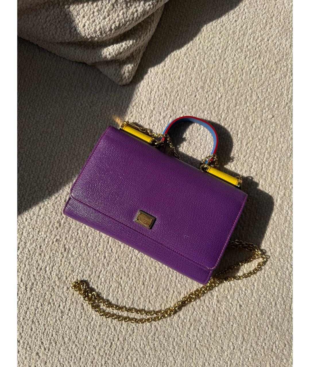 DOLCE&GABBANA Мульти кожаная сумка через плечо, фото 6