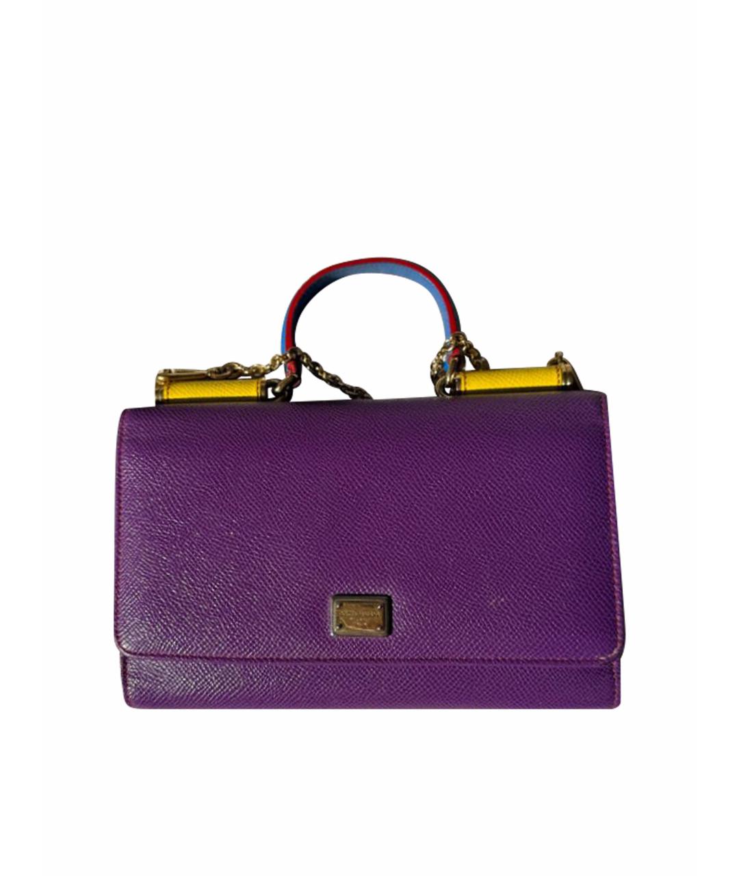 DOLCE&GABBANA Мульти кожаная сумка через плечо, фото 1