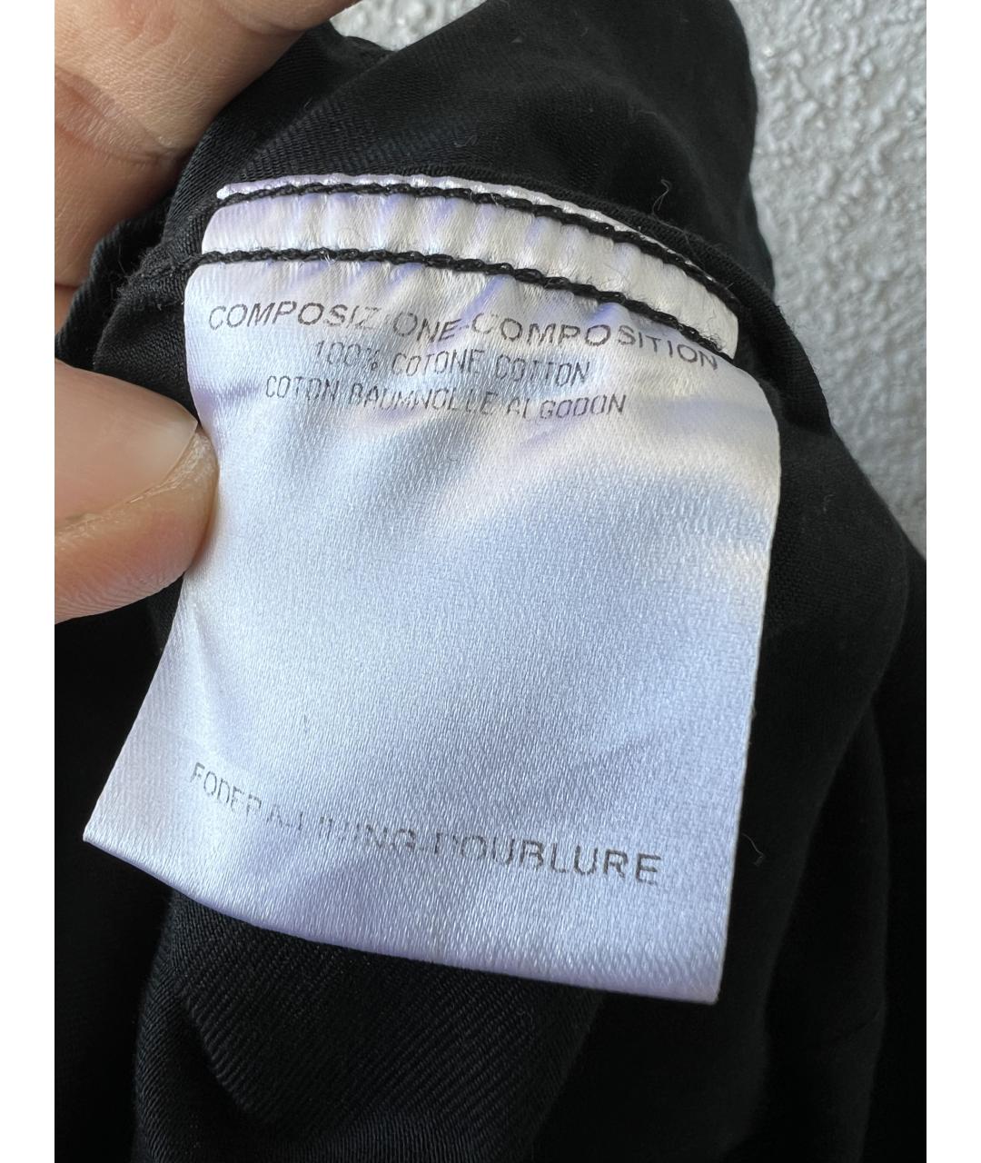 GUCCI Черная хлопковая кэжуал рубашка, фото 8