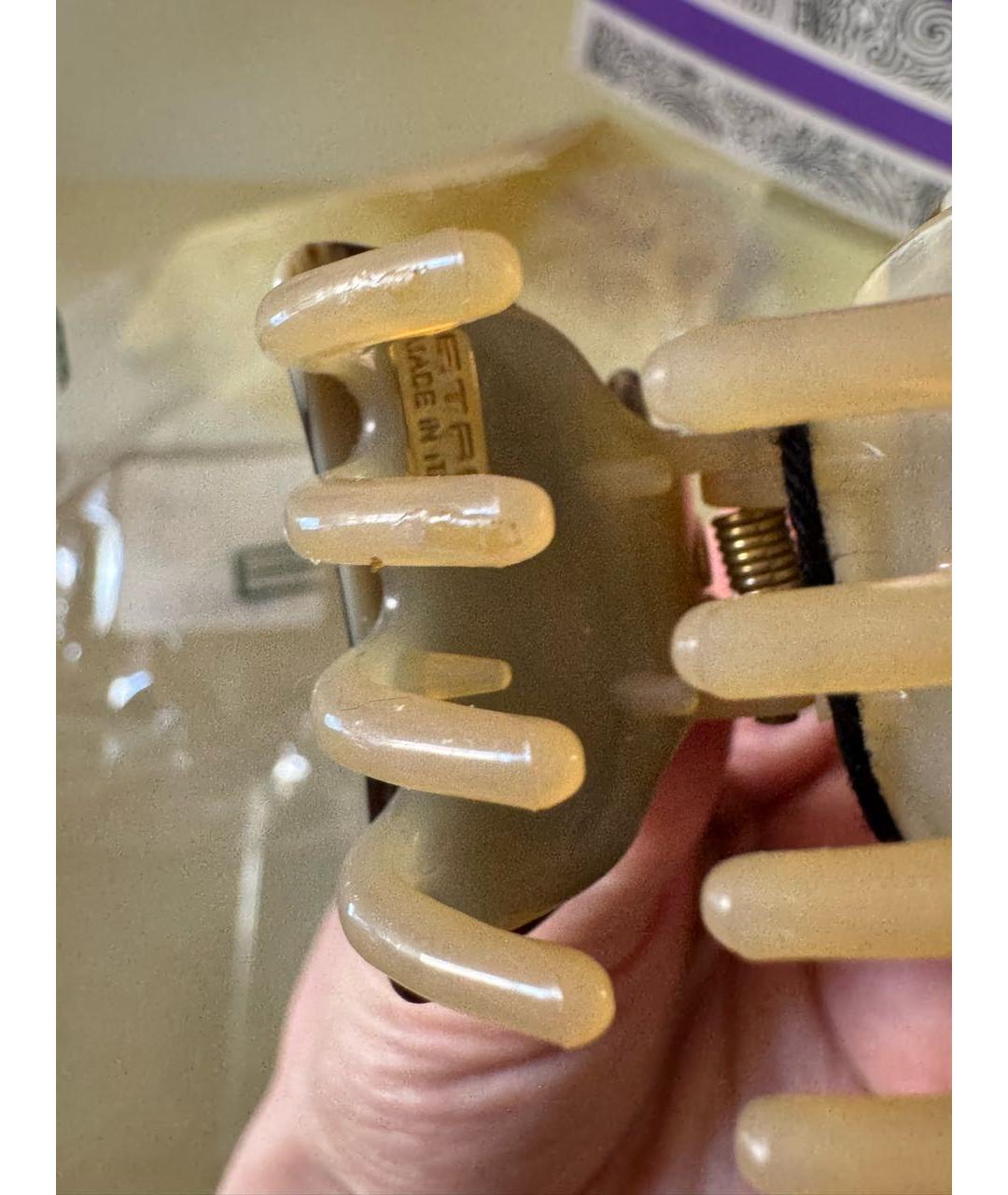 ETRO Бежевая заколка, фото 5