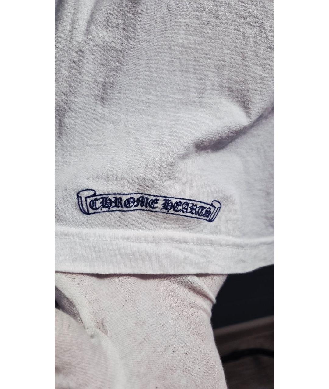 CHROME HEARTS Белая футболка, фото 6