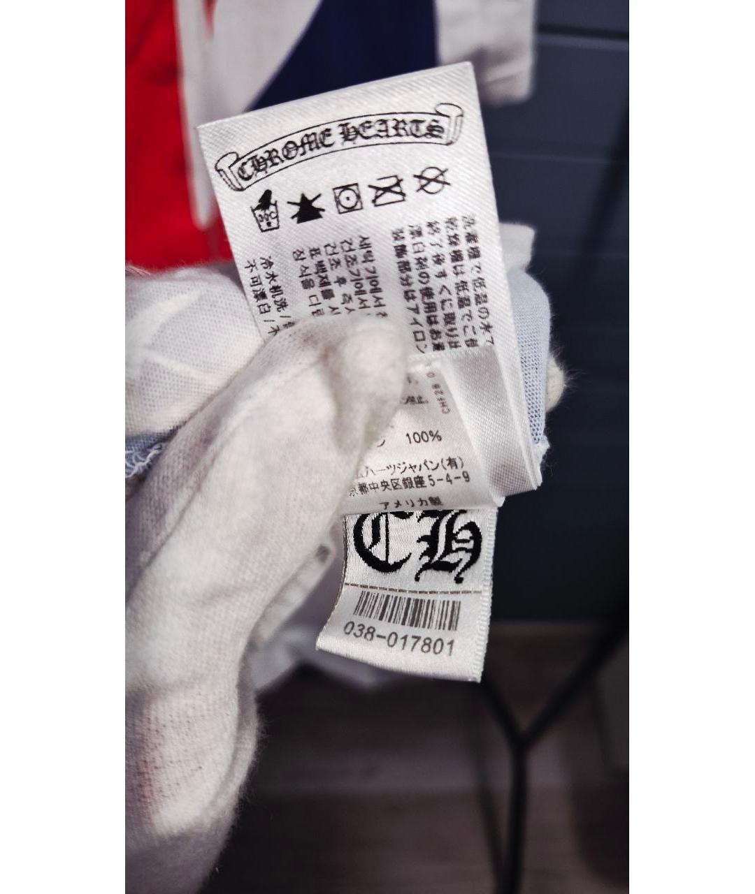 CHROME HEARTS Белая футболка, фото 9