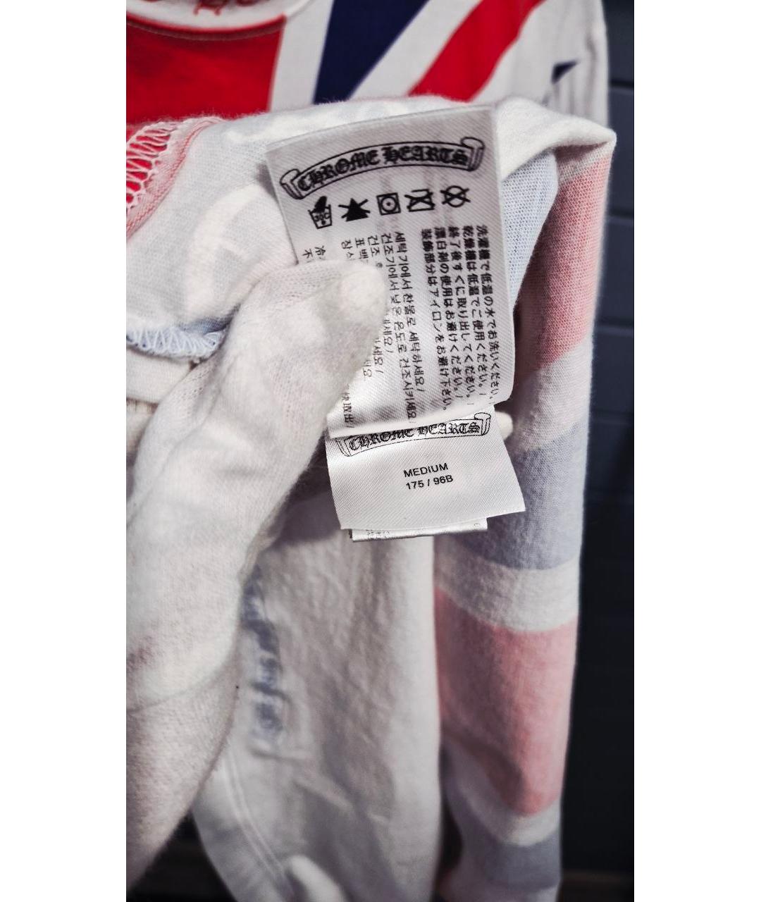 CHROME HEARTS Белая футболка, фото 8