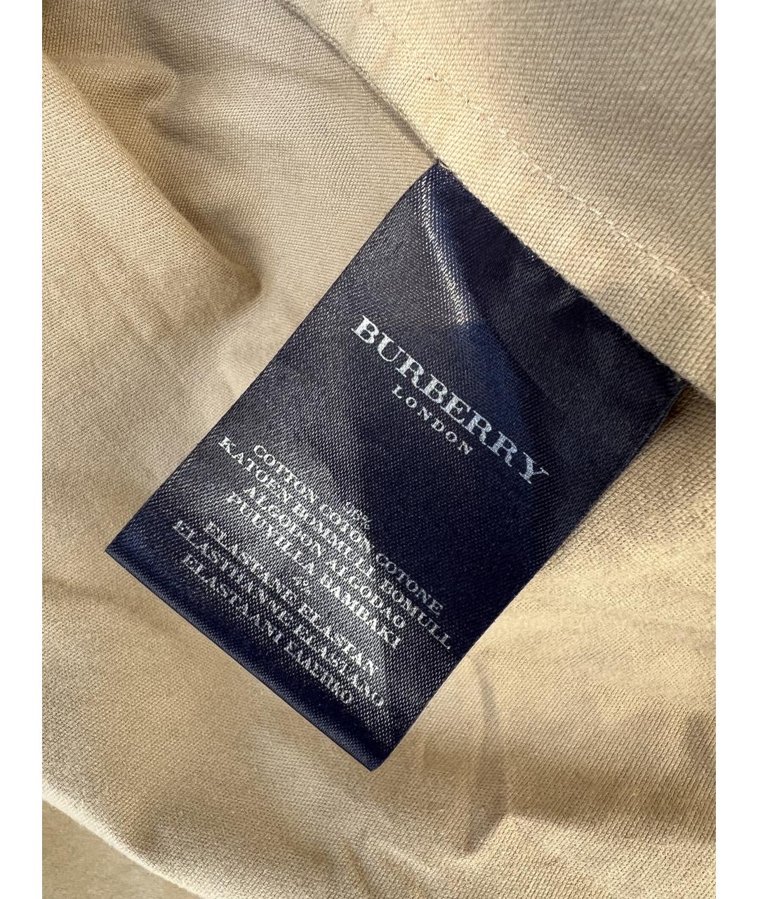 BURBERRY Бежевый тренч / плащ, фото 5