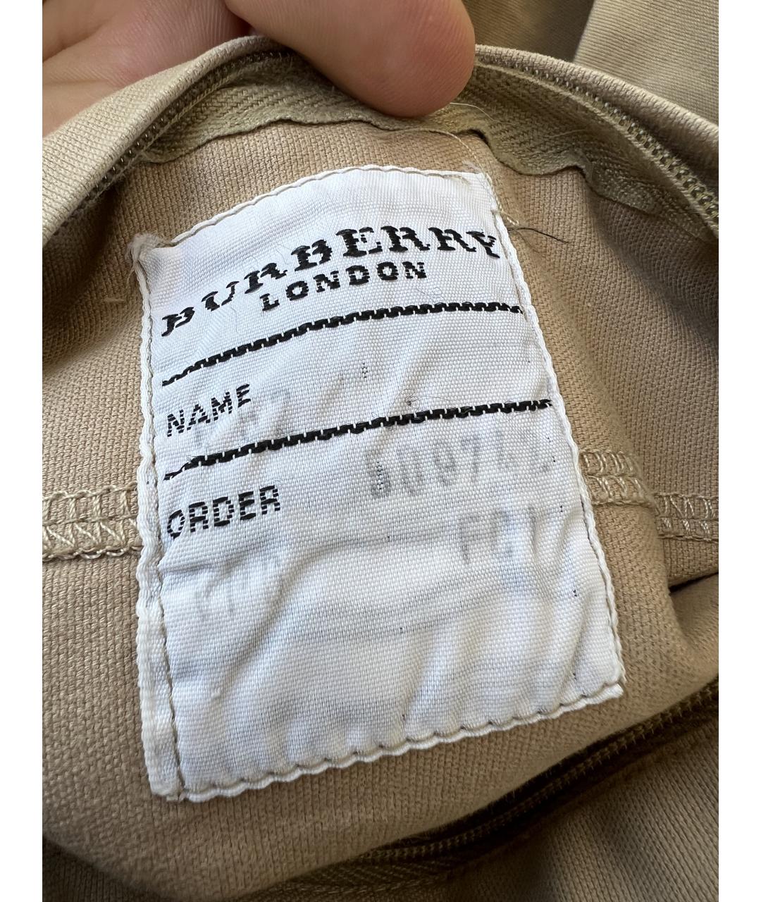 BURBERRY Бежевый тренч / плащ, фото 7