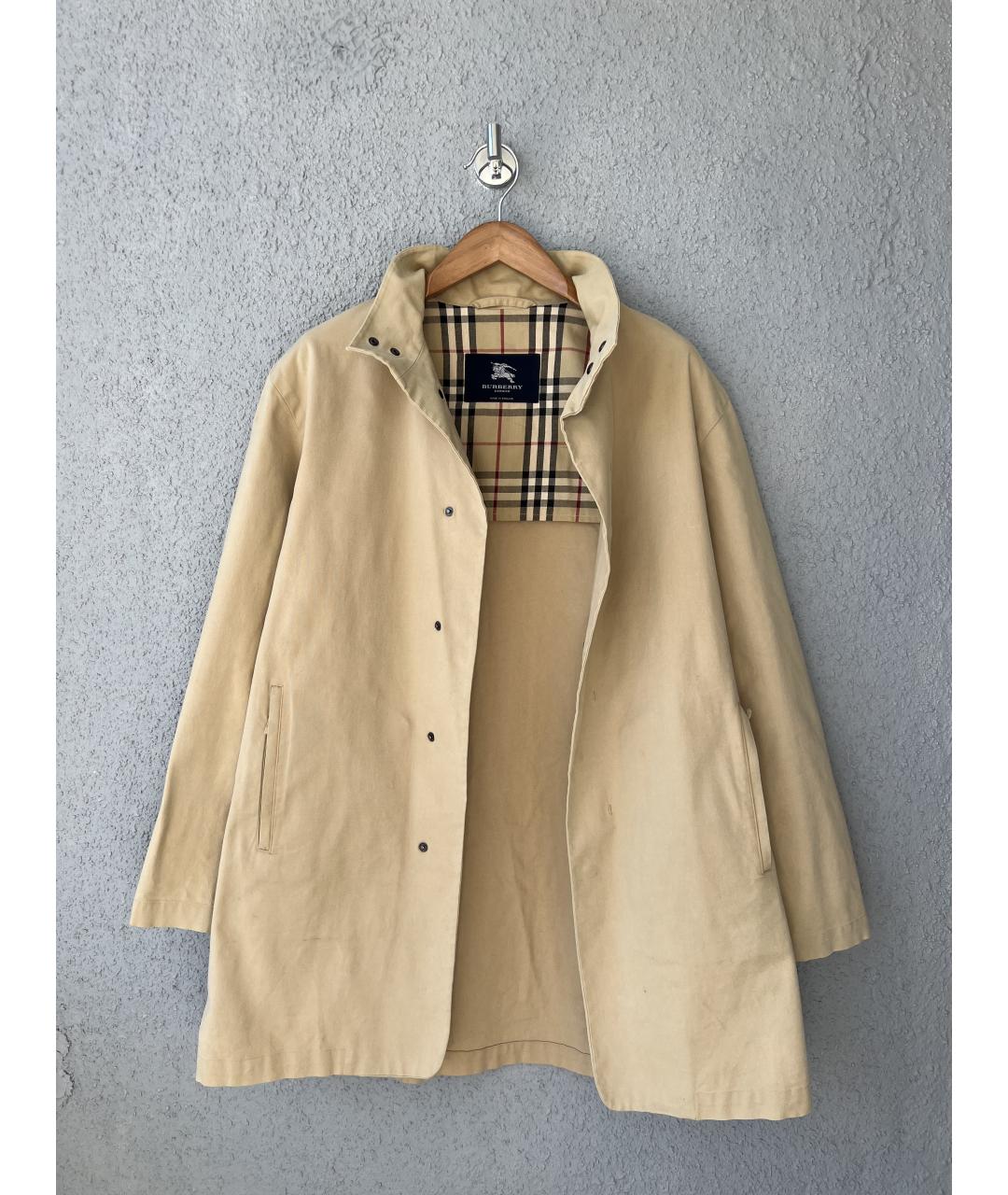 BURBERRY Бежевый тренч / плащ, фото 2