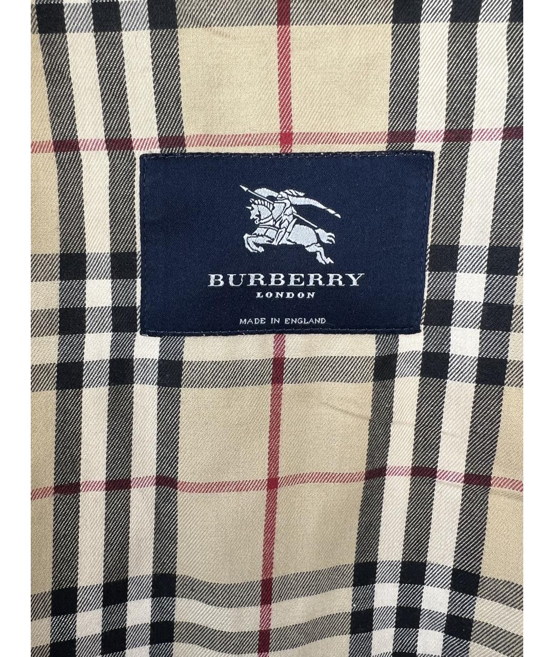 BURBERRY Бежевый тренч / плащ, фото 4