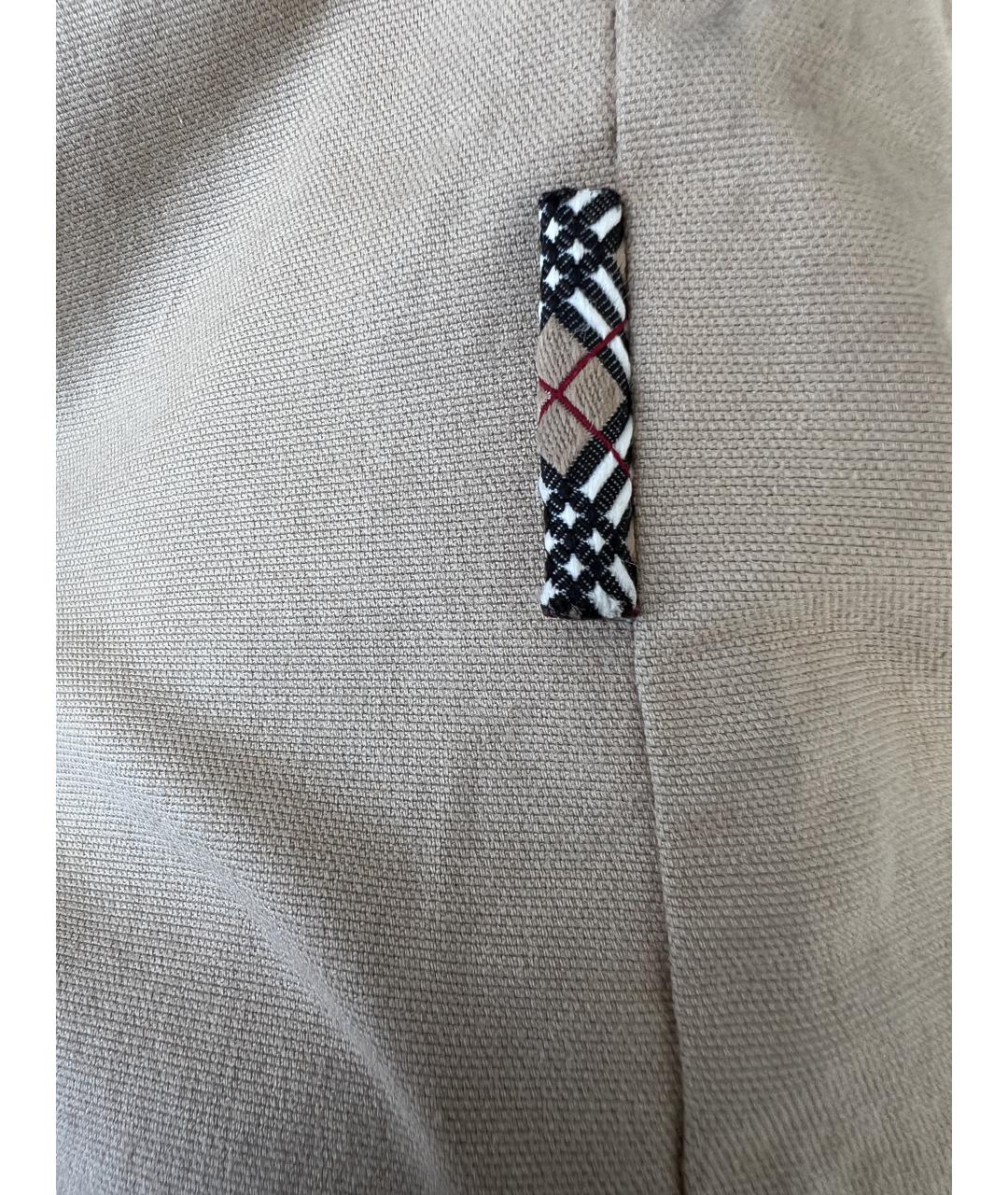 BURBERRY Бежевый тренч / плащ, фото 8
