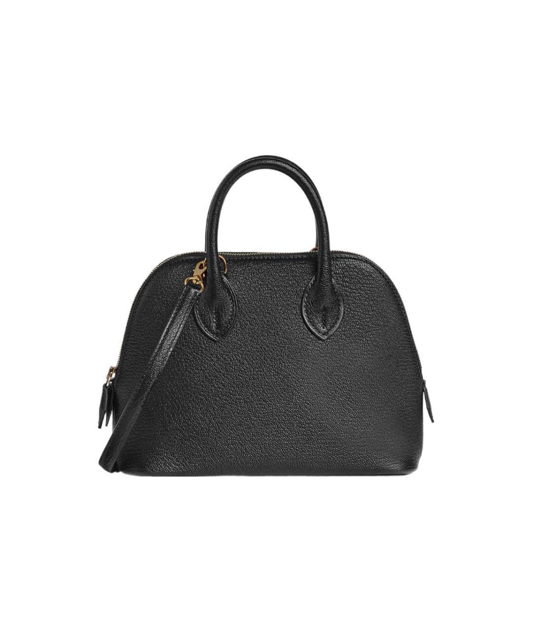 HERMES Черная кожаная сумка через плечо, фото 6