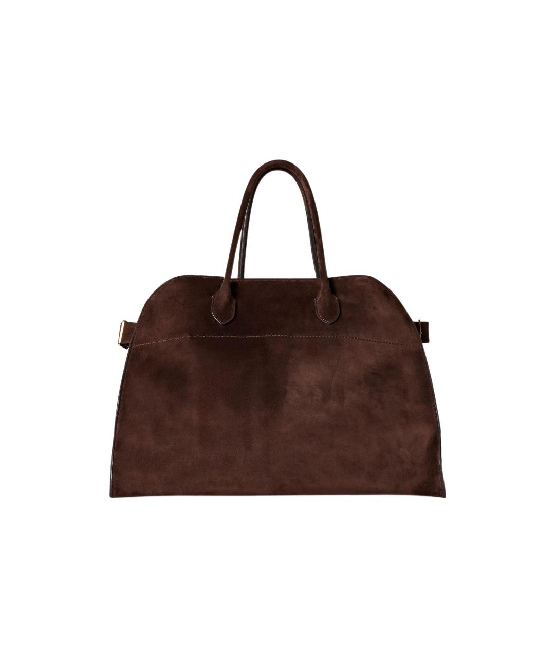 THE ROW Коричневая замшевая сумка через плечо, фото 6