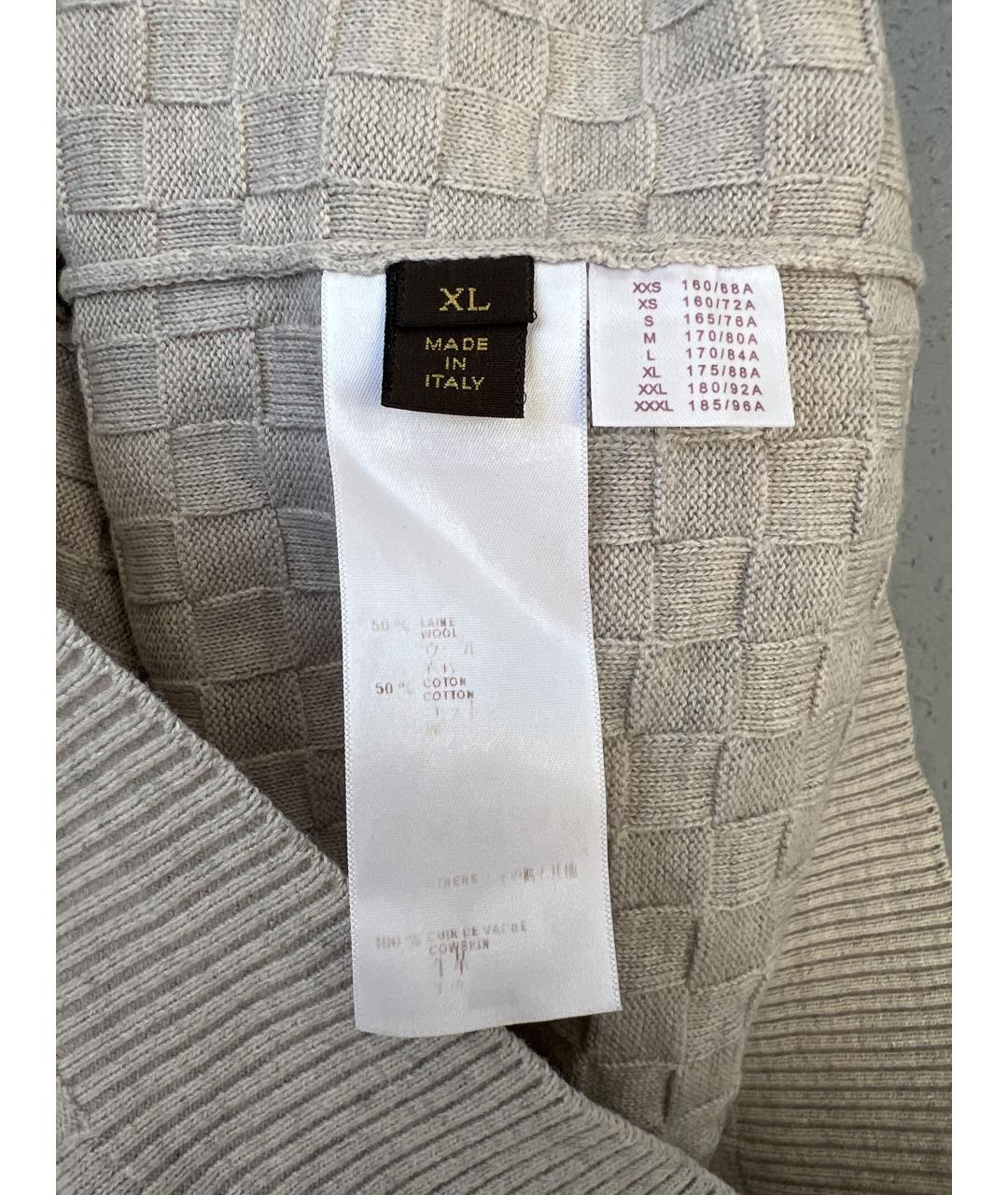 LOUIS VUITTON Бежевый джемпер / свитер, фото 4