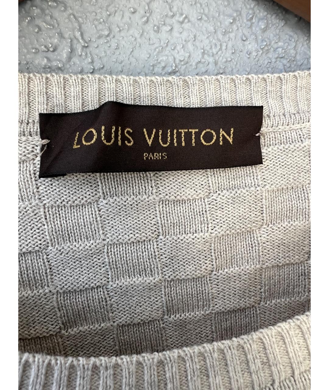 LOUIS VUITTON Бежевый джемпер / свитер, фото 2
