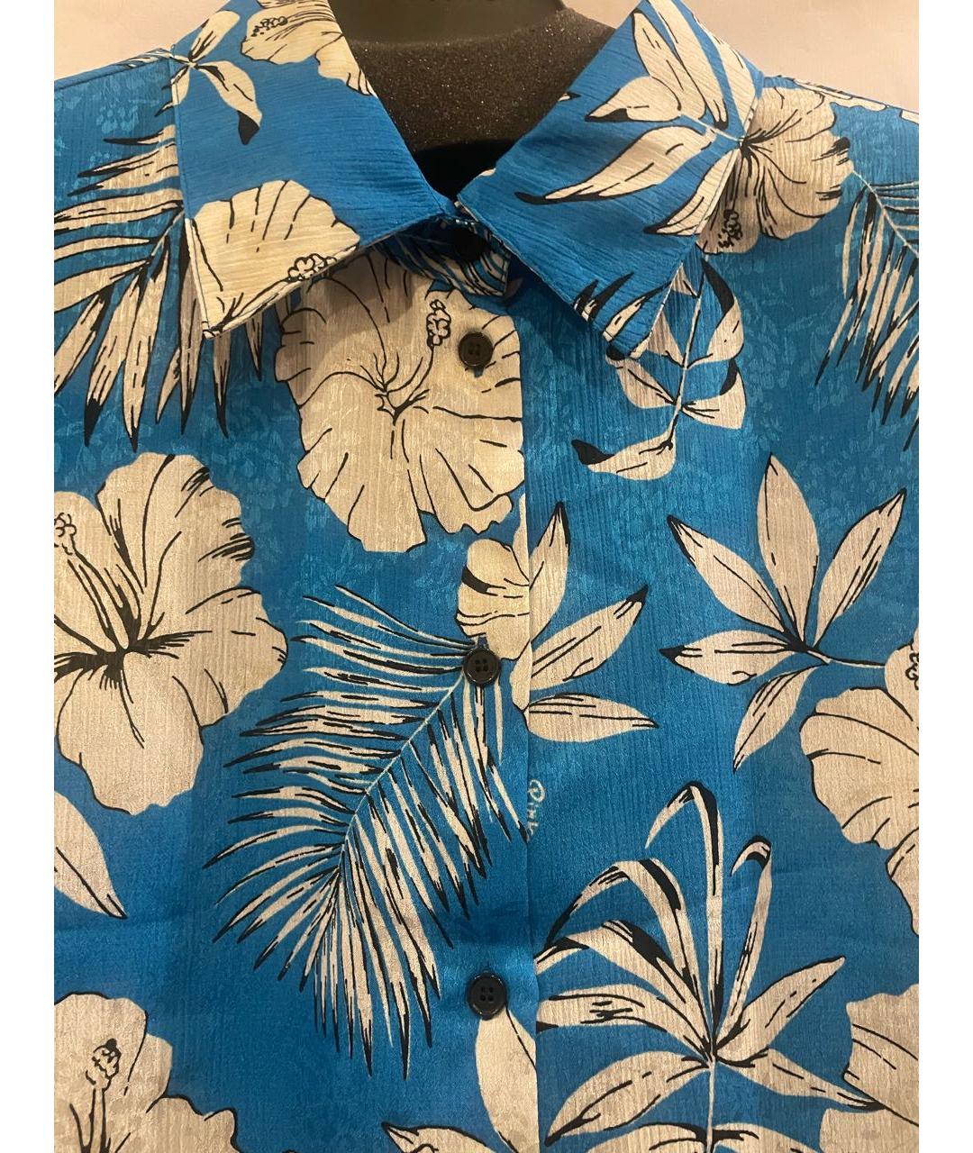 PINKO Голубая полиэстеровая блузы, фото 2