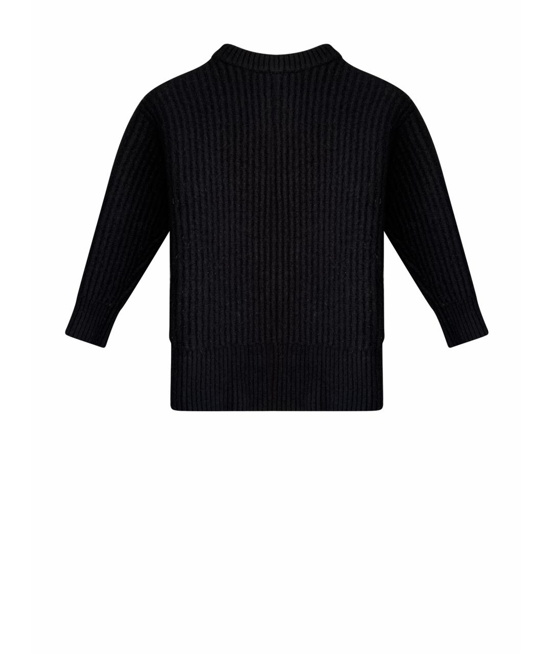 12 STOREEZ Черный шерстяной джемпер / свитер, фото 1