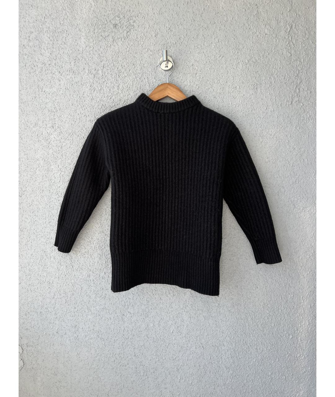 12 STOREEZ Черный шерстяной джемпер / свитер, фото 5