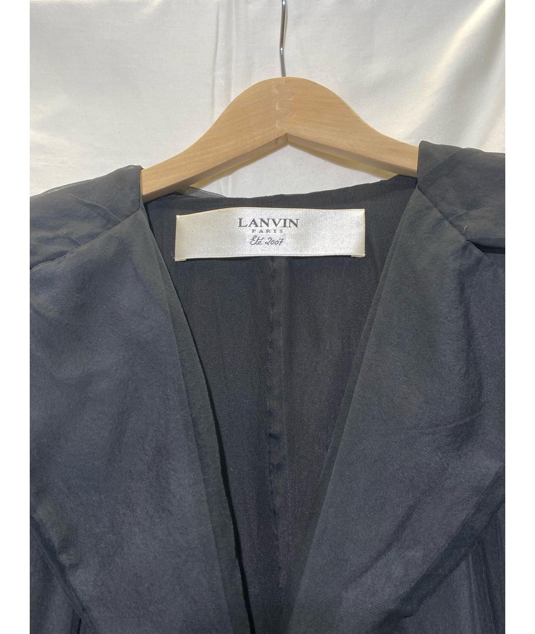 LANVIN Черный тренч/плащ, фото 3