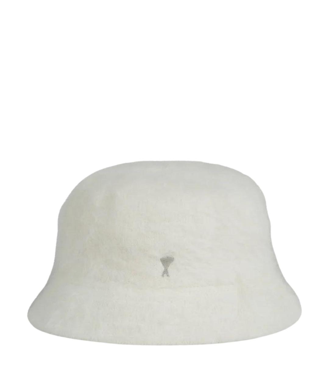 AMI ALEXANDRE MATTIUSSI Белая шерстяная панама, фото 1