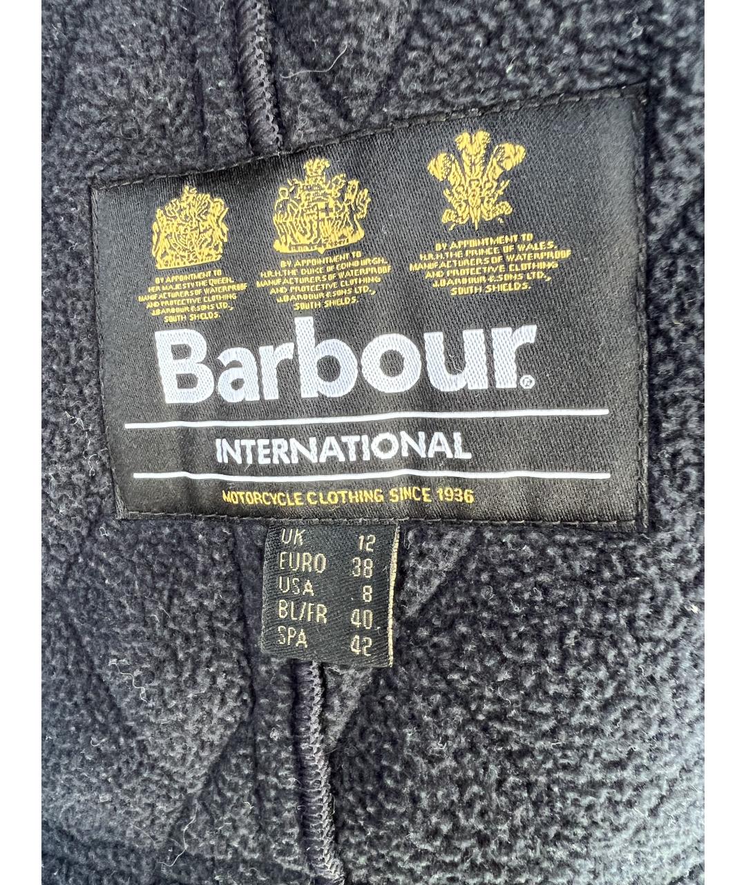 BARBOUR Темно-синяя полиэстеровая куртка, фото 7