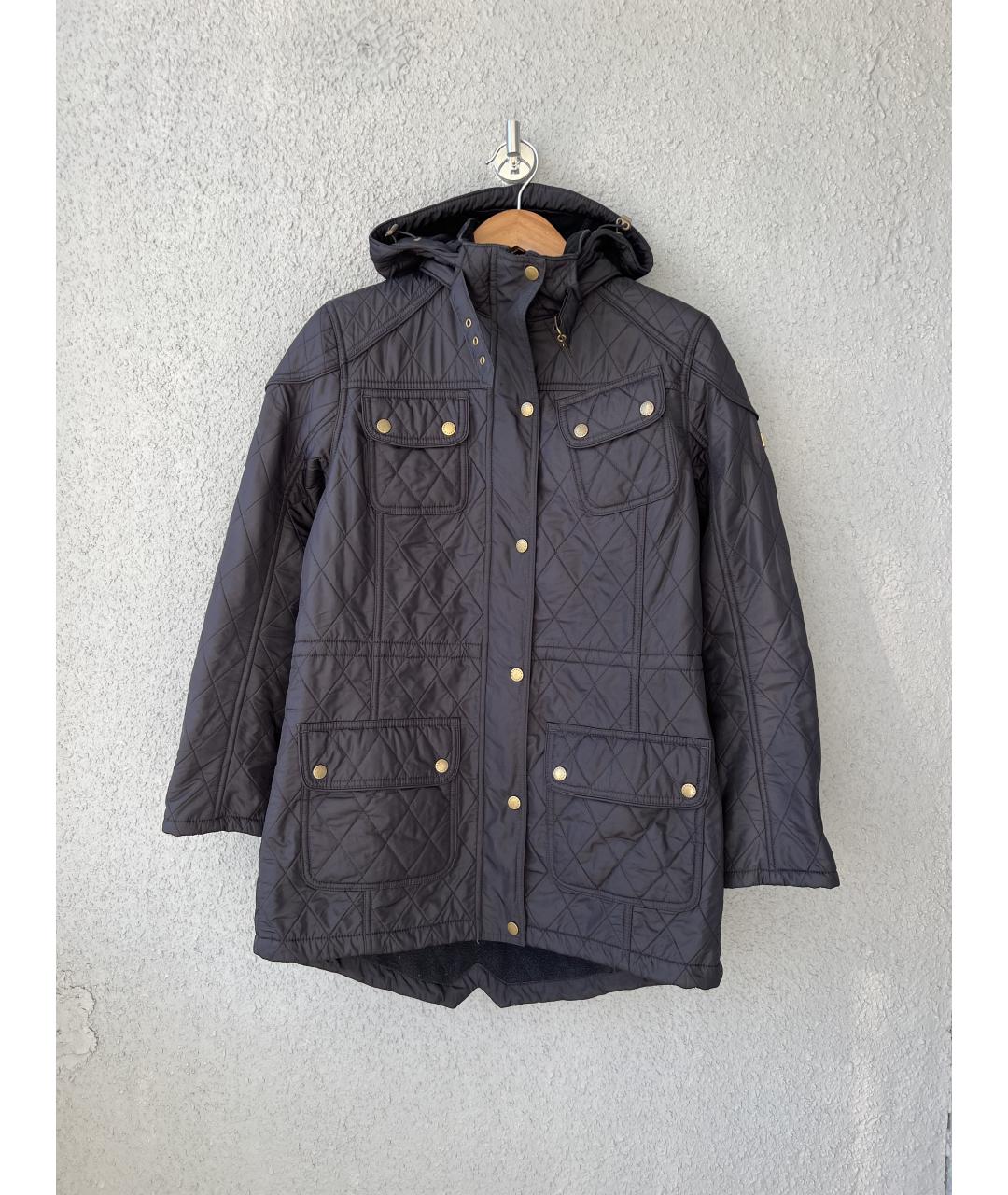 BARBOUR Темно-синяя полиэстеровая куртка, фото 8