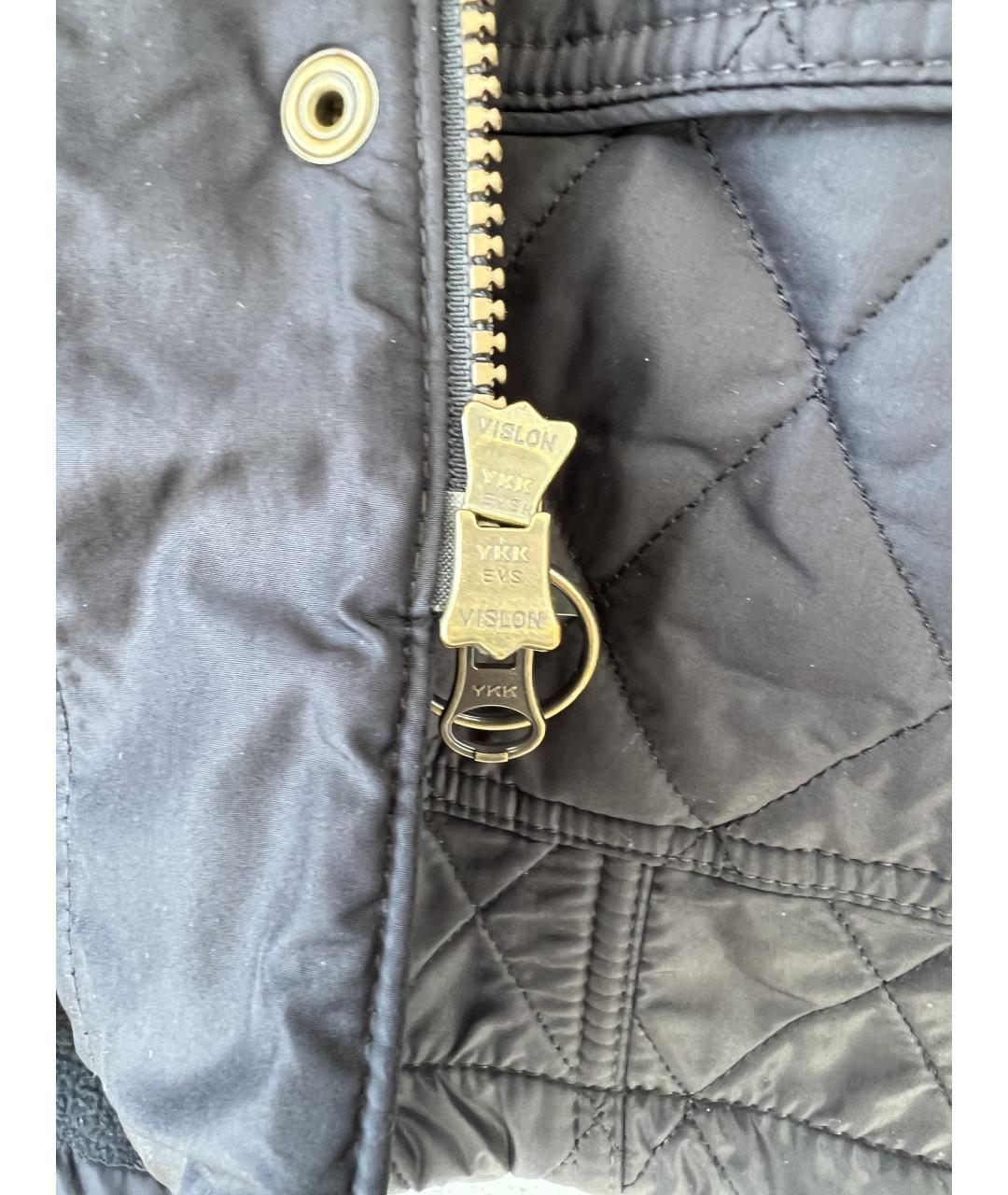 BARBOUR Темно-синяя полиэстеровая куртка, фото 6