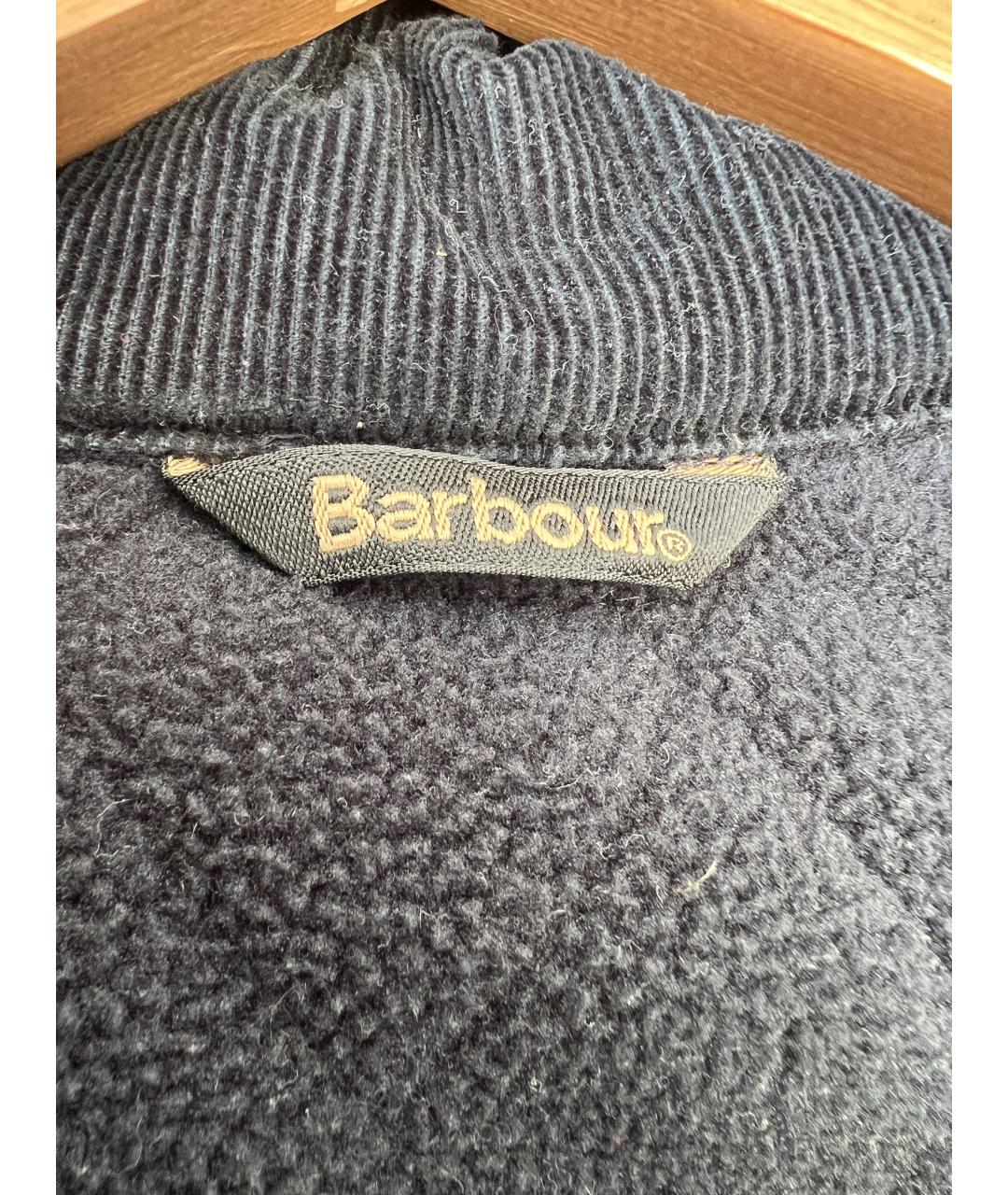 BARBOUR Темно-синяя полиэстеровая куртка, фото 4