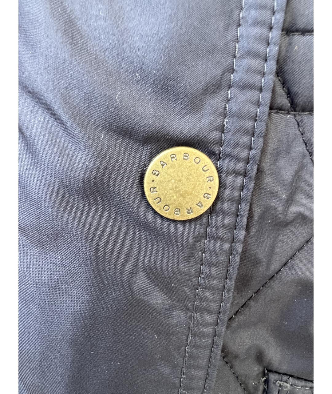 BARBOUR Темно-синяя полиэстеровая куртка, фото 2